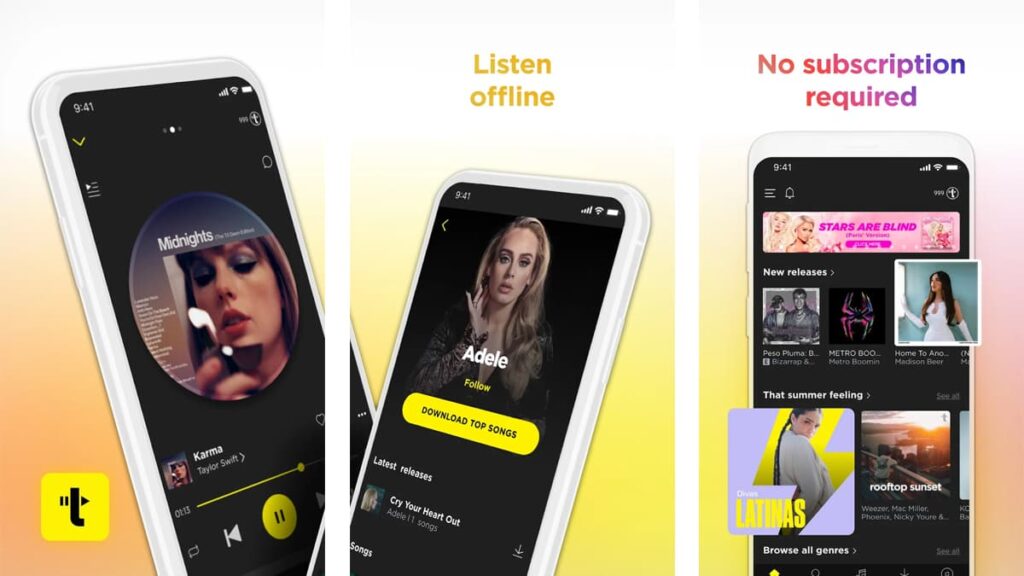 application musicale gratuite
