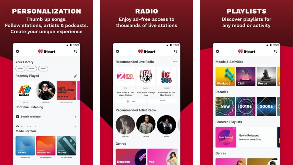 Applications de musique des années 80