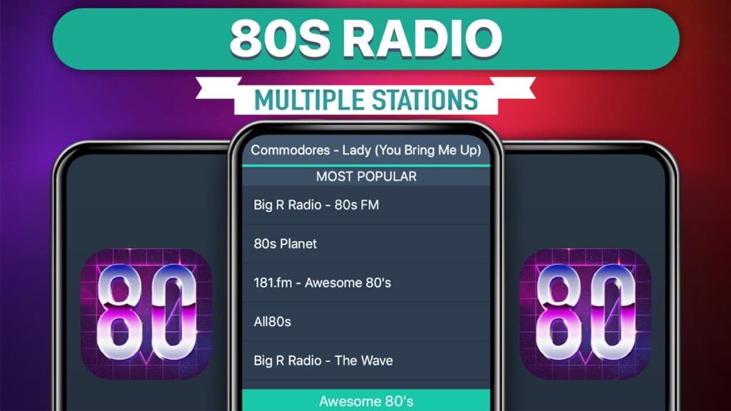 Applications de musique des années 80
