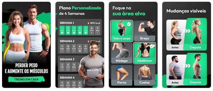 Aplicativo Treino em casa: uma solução completa com exercícios diários sem academia 2 Treino em casa