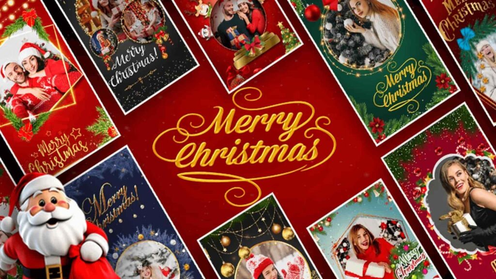 Editor de fotos de Natal: mais de 1.000 templates gratuitos 2 Fotos de Natal