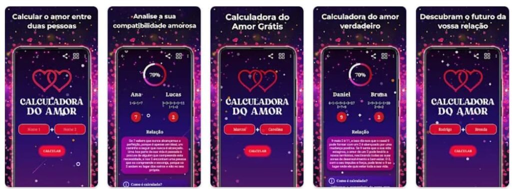 Aplicativo para fazer teste de compatibilidade de um casal 2 Teste de compatibilidade