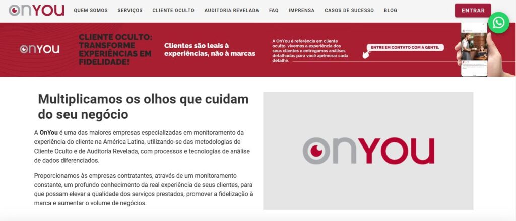 OnYou Cliente Oculto: como ganhar dinheiro avaliando empresas da sua cidade 2 OnYou Cliente Oculto