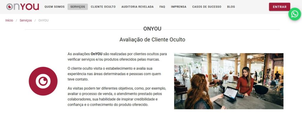 OnYou Cliente Oculto: como ganhar dinheiro avaliando empresas da sua cidade 3 OnYou Cliente Oculto