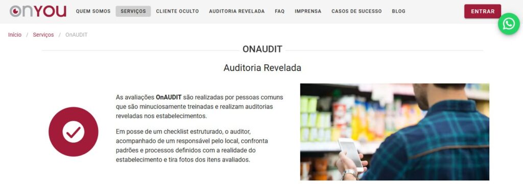 OnYou Cliente Oculto: como ganhar dinheiro avaliando empresas da sua cidade 12 OnYou Cliente Oculto