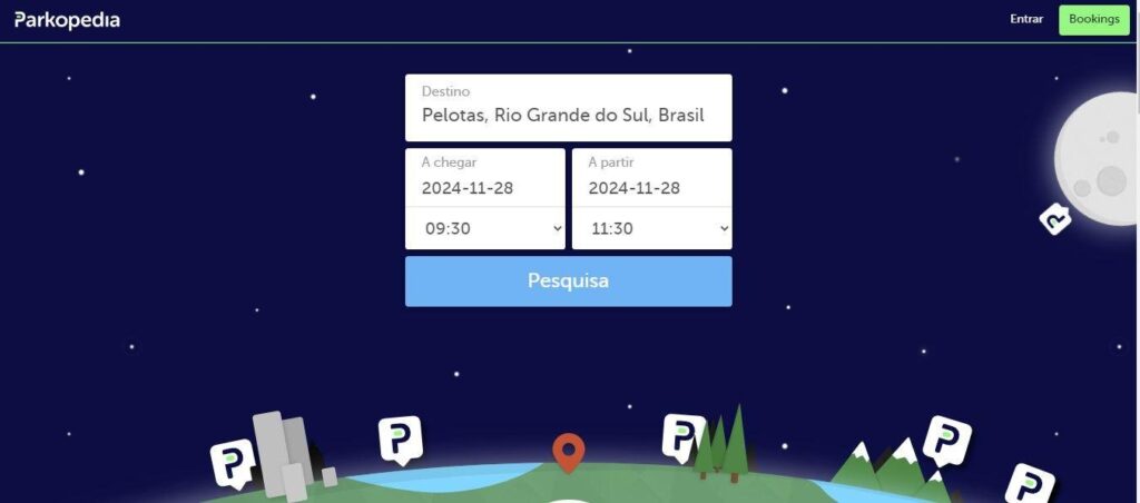 Encontre vagas para estacionamento facilmente pelo seu celular 2 Vagas para estacionamento