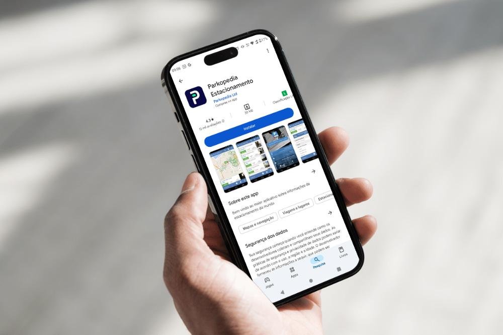 Encontre vagas para estacionamento facilmente pelo seu celular 3 Vagas para estacionamento
