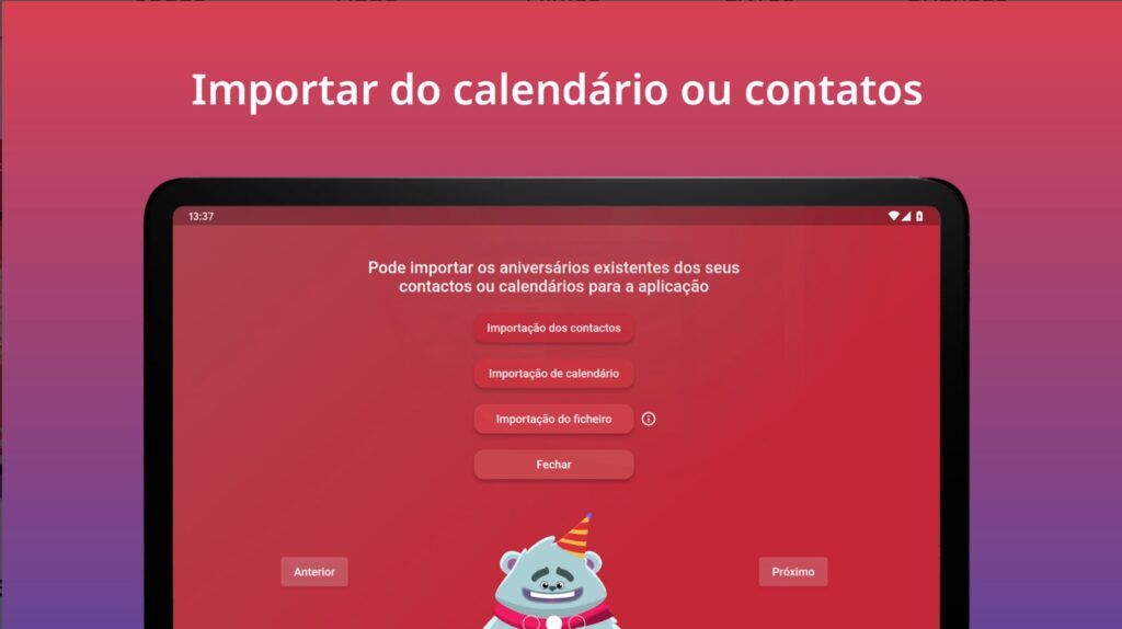 Calendário de aniversários: notificações para nunca mais esquecer um aniversário 2 Calendário de aniversários