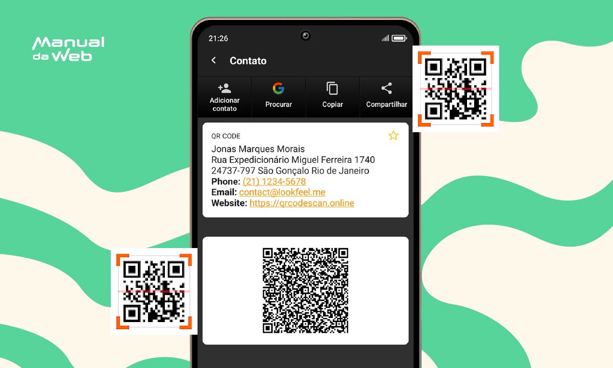  Leitor de QR Code