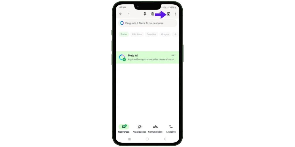 Como desativar a Meta AI