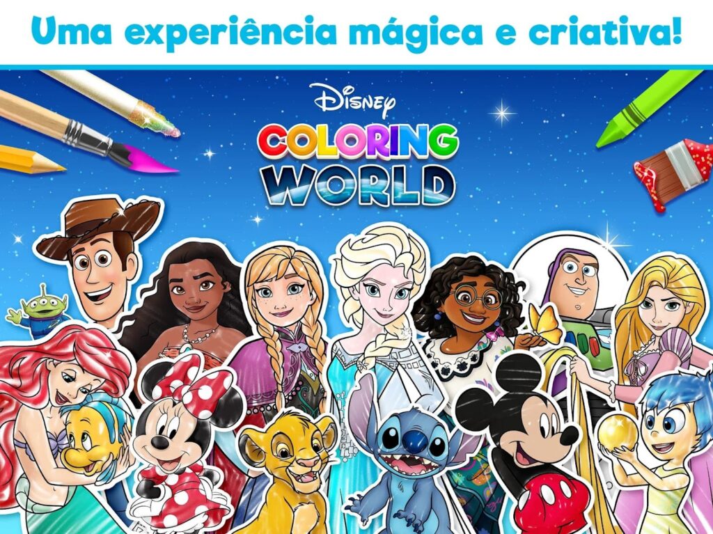 Desenhos da Disney para colorir
