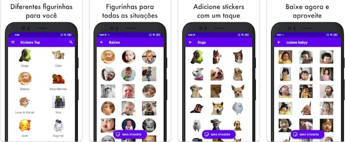 App para baixar grátis figurinhas engraçadas para WhatsApp 3 Figurinhas engraçadas