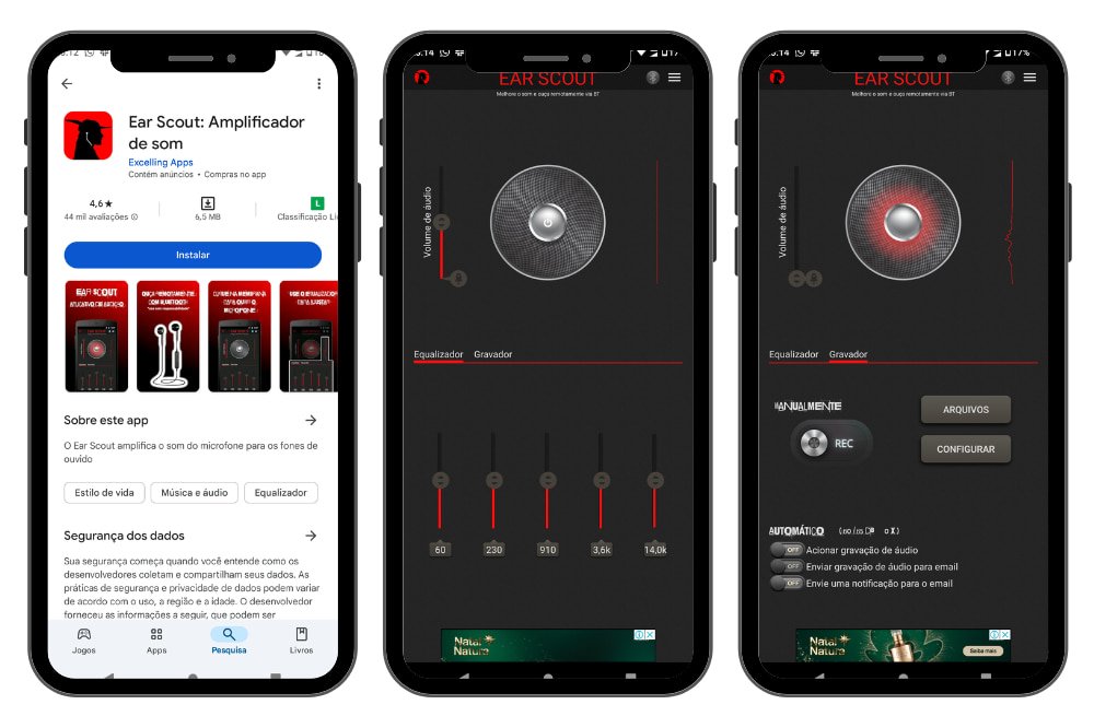 Amplificador de som: transforme o microfone do celular em um aparelho auditivo não médico 4 Amplificador de som