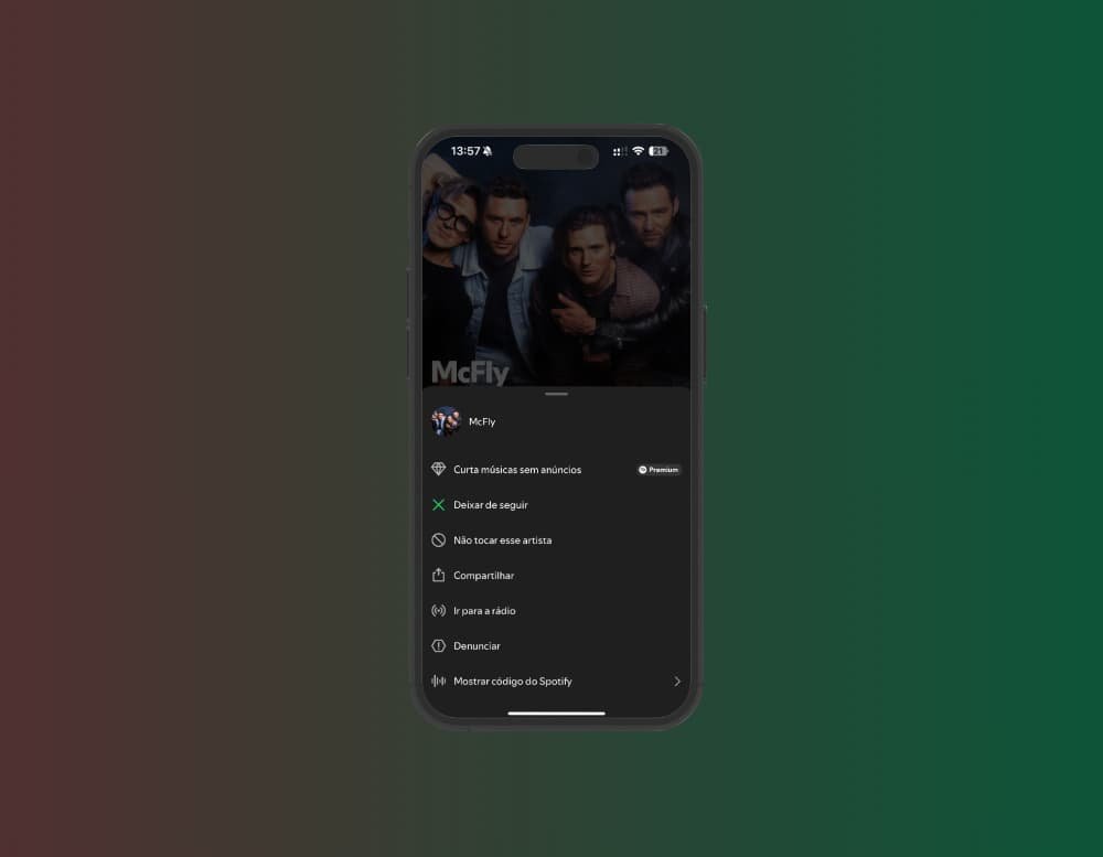 Funções do Spotify