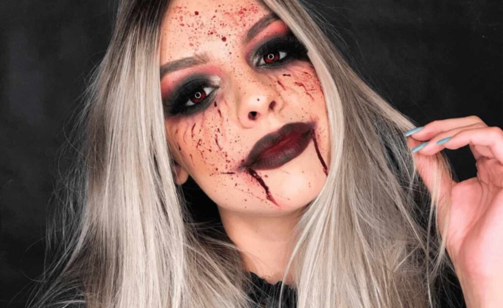 Aplicativo para testar maquiagem de Halloween nas suas fotos 5 Maquiagem de Halloween