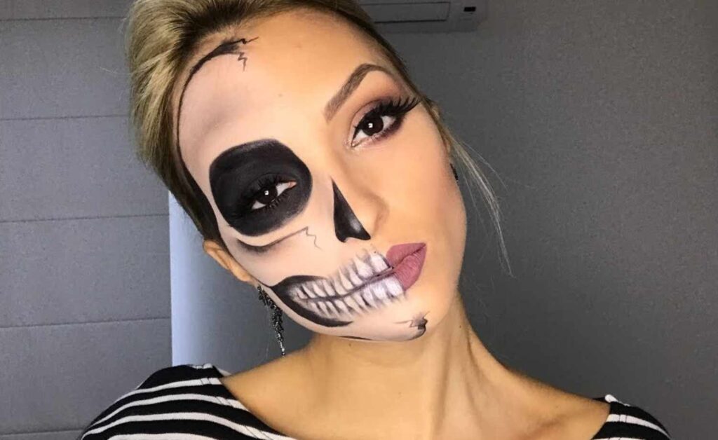 Aplicativo para testar maquiagem de Halloween nas suas fotos 8 Maquiagem de Halloween