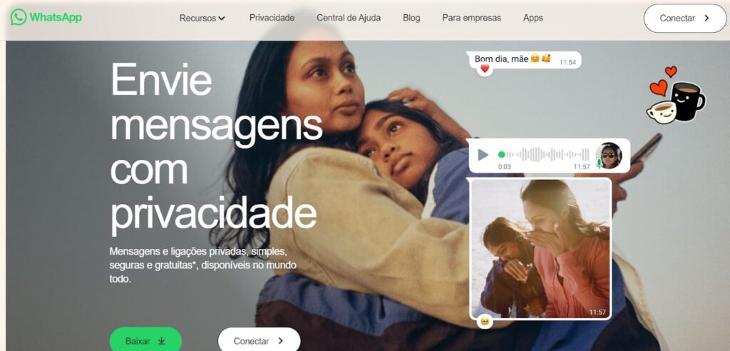Atualização no WhatsApp
