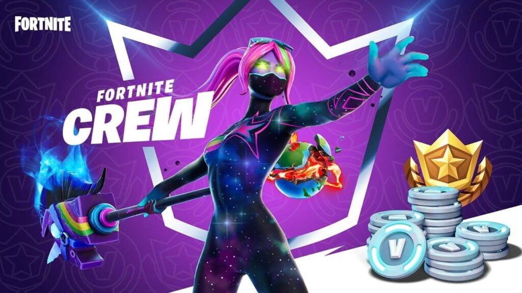 Atualização no Fortnite Crew
