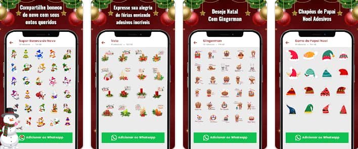 Figurinha de Natal