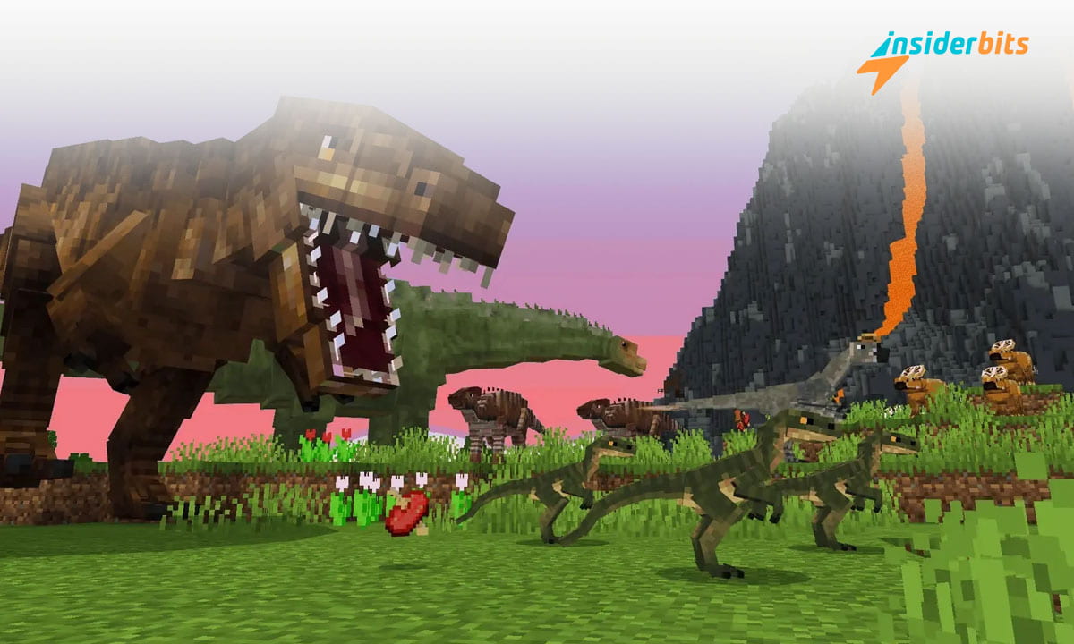 Dinosaur minecraft mood