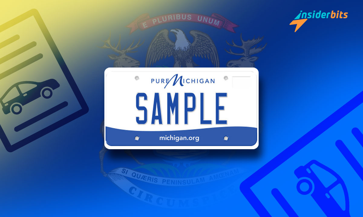Michigan License Plate