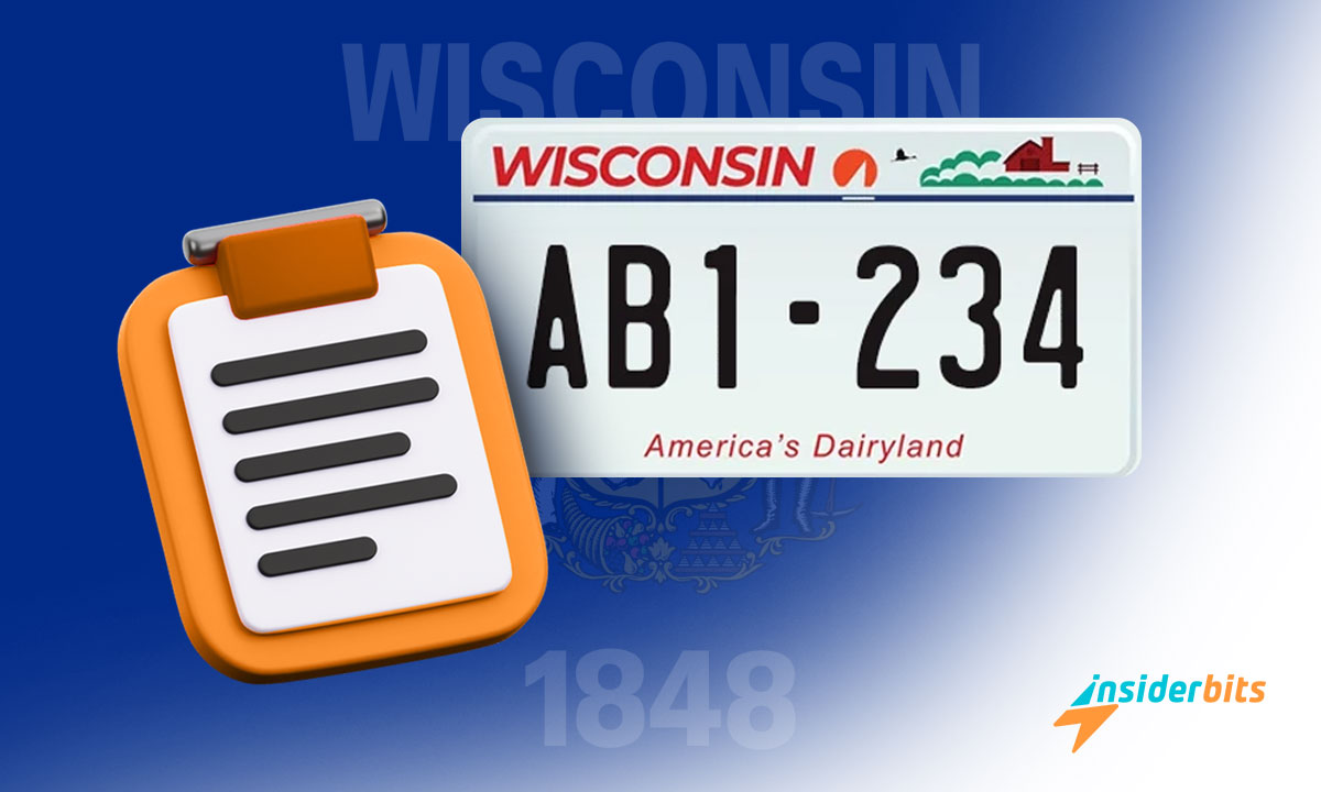 Wisconsin License Plate