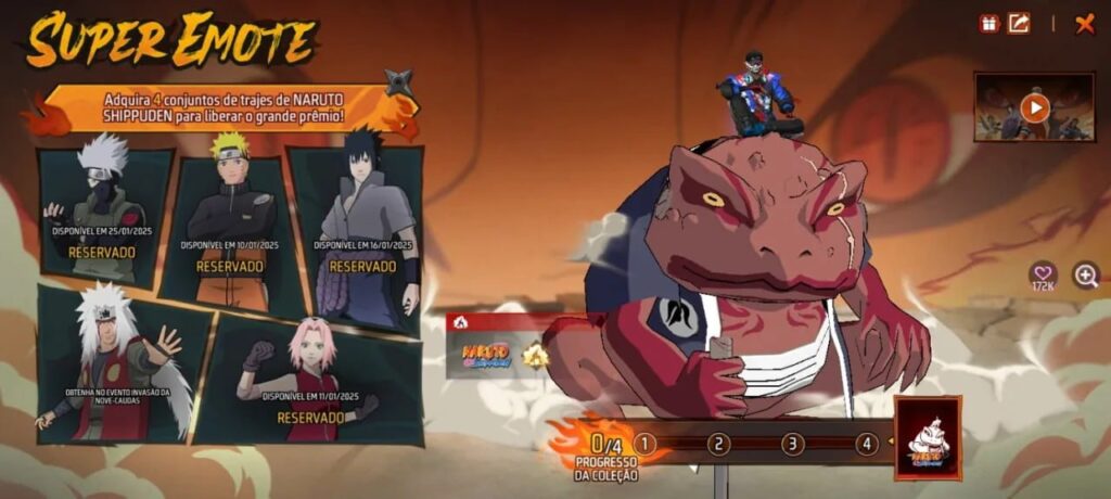 Free Fire e Naruto Shippuden: uma parceria épica do jogo com o anime 5 Free Fire e Naruto