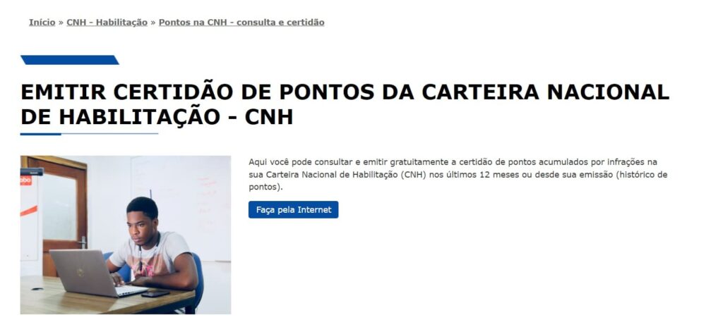 Consultar a CNH pelo CPF