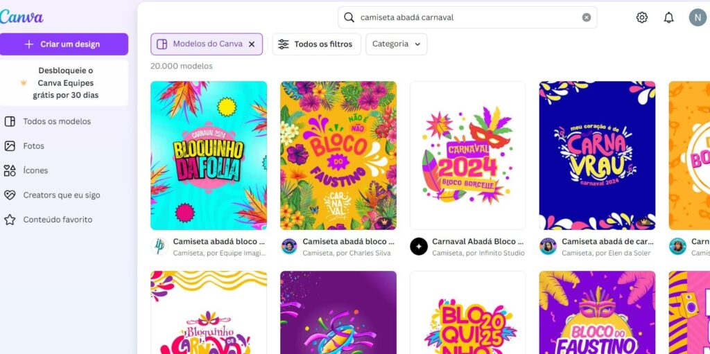 Aprenda como criar abadá para Carnaval pelo celular 5 Abadá para Carnaval
