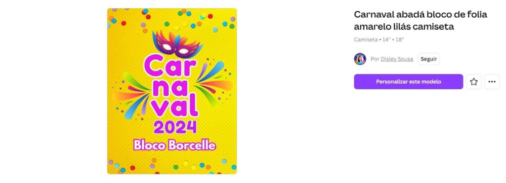 Aprenda como criar abadá para Carnaval pelo celular 6 Abadá para Carnaval