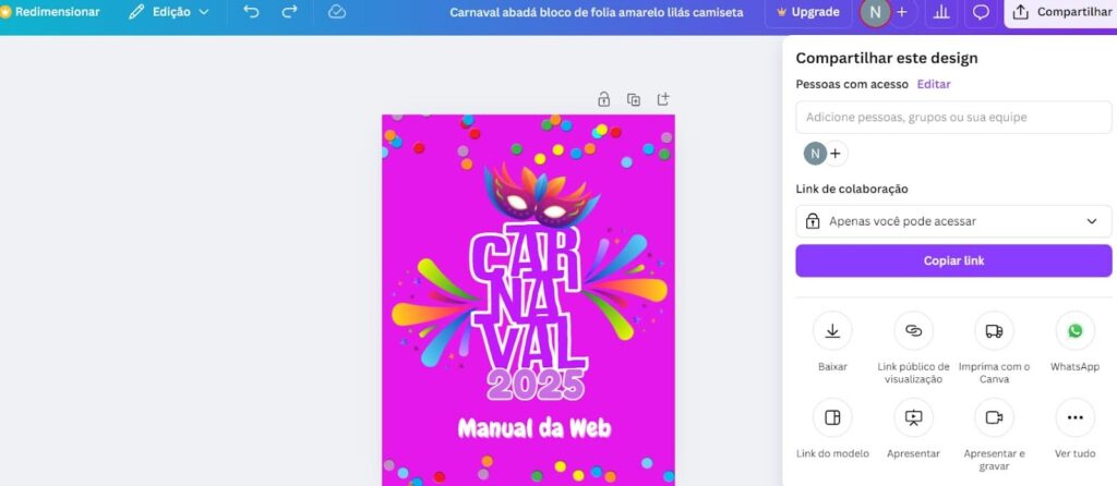 Aprenda como criar abadá para Carnaval pelo celular 7 Abadá para Carnaval