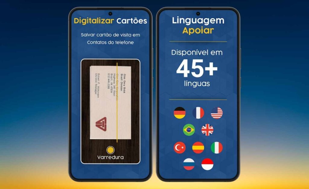 Scanner de cartão de visita: aponte a câmera e salve o cartão no seu celular 4 Scanner de cartão de visita