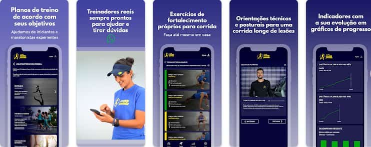 Exercícios online para corredores