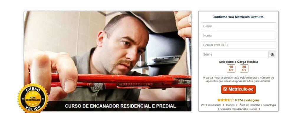 Curso de Encanador Predial