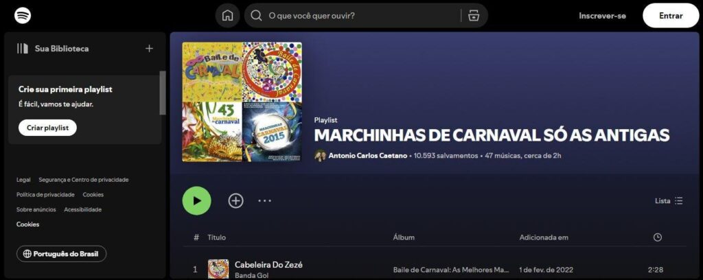 Marchinhas de Carnaval antigas