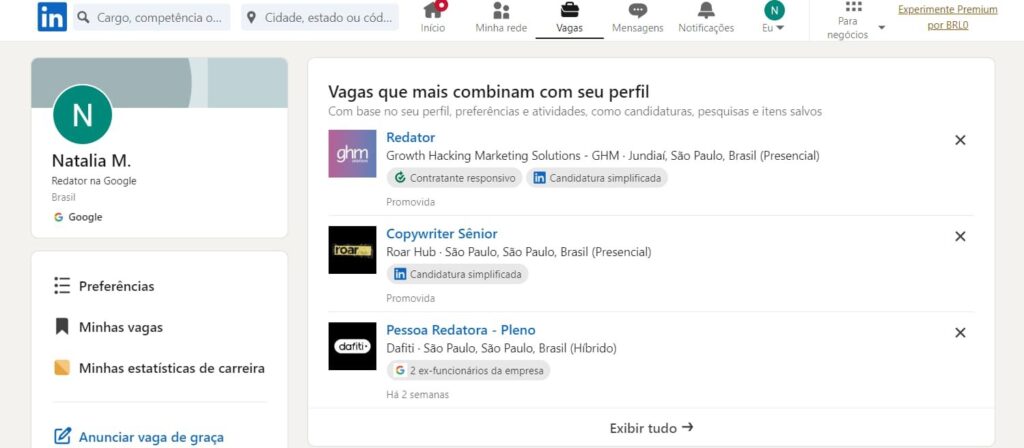 Como encontrar e se candidatar a vagas de emprego no LinkedIn 5 Vagas de emprego no LinkedIn