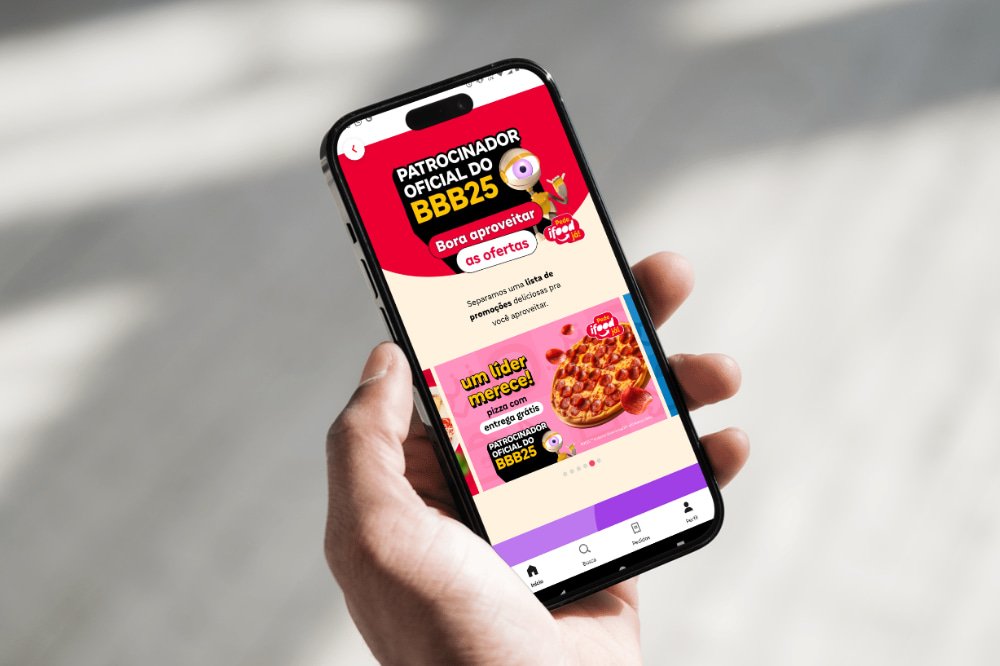 iFood no BBB 25: espie as ofertas exclusivas no app 4 iFood no BBB 25