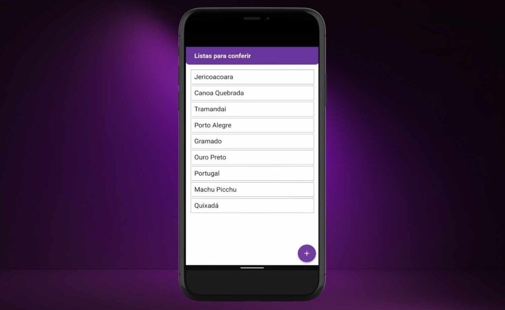 Lista de viagem
