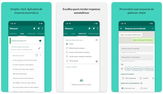 Aplicativo de resposta automática