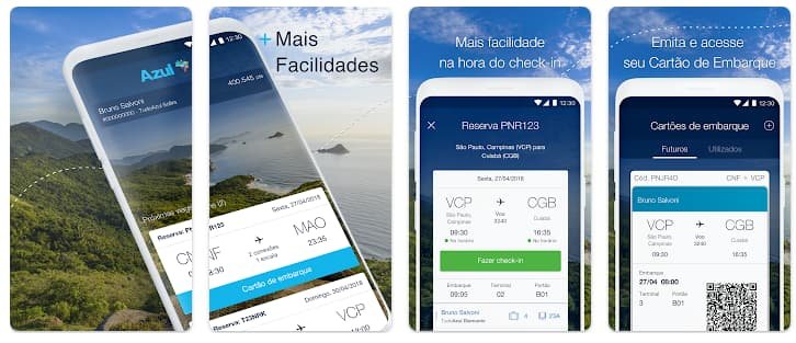 Passagens aéreas da Azul