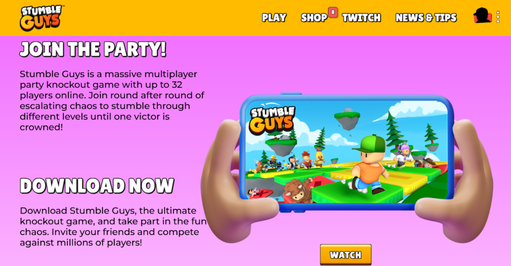 Activer le crossplay dans stumble guys