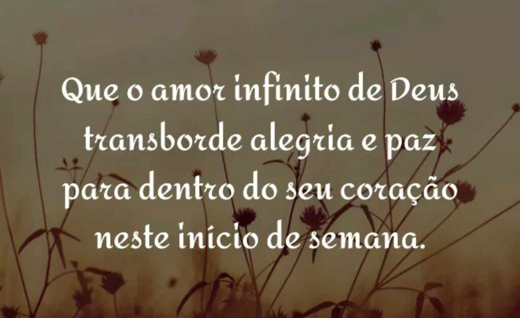 Mensagem de Boa Semana