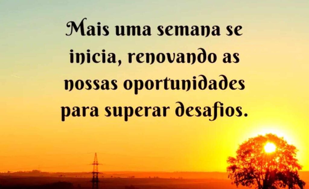 Mensagem de Boa Semana