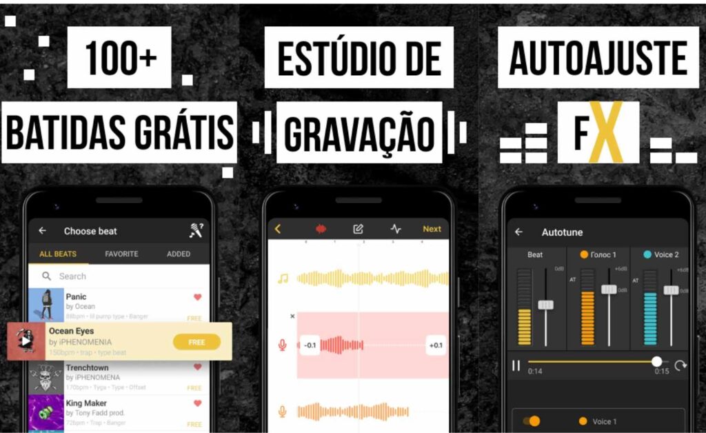 Rap Fame: aplicativo para gravar músicas de Hip Hop pelo celular 3 Gravar músicas de Hip Hop