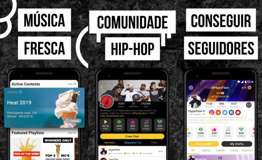 Rap Fame: aplicativo para gravar músicas de Hip Hop pelo celular 4 Gravar músicas de Hip Hop