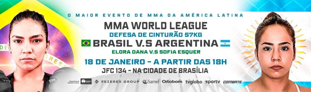 Primeiro Jungle Fight de 2025: disputa do cinturão será em Brasília 1 Primeiro Jungle Fight de 2025