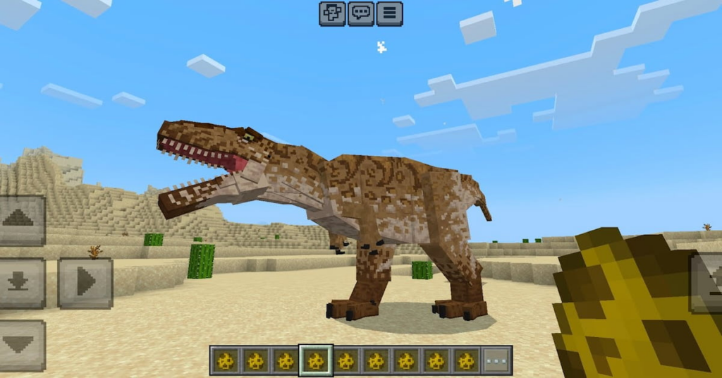 Dinosaur minecraft mood