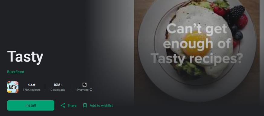 Best app to find new recipes