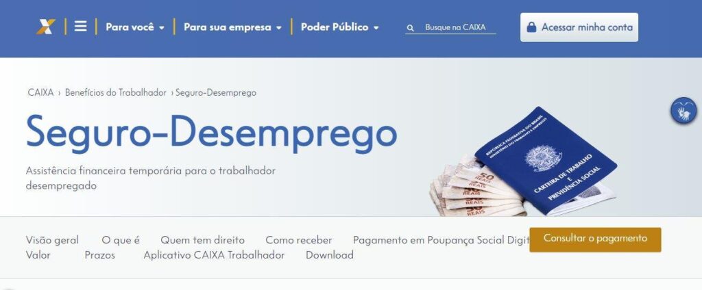 Receber as parcelas do Seguro-Desemprego