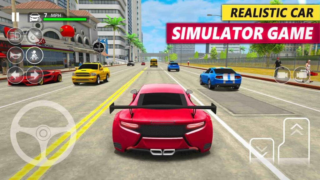 Jogo de celular realista para treinar e simular a prova prática do Detran 2 Prova prática do Detran